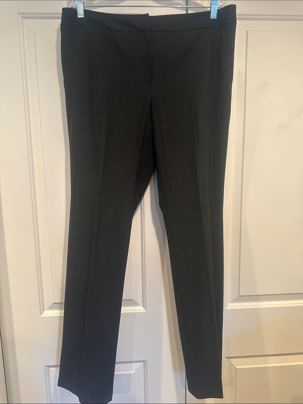 Halogen Black Slim Stretch Ponte Trousers